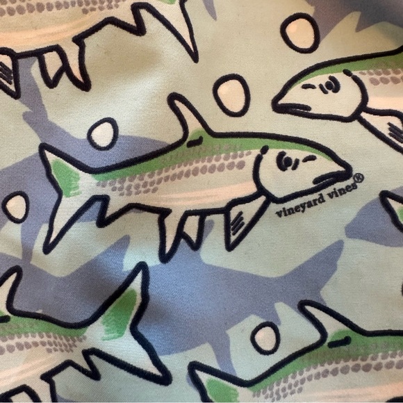 Vineyard Vines | EUC - Chappy Swim Trunks - Blue Fish Print - Size XL - Picture 3 of 8